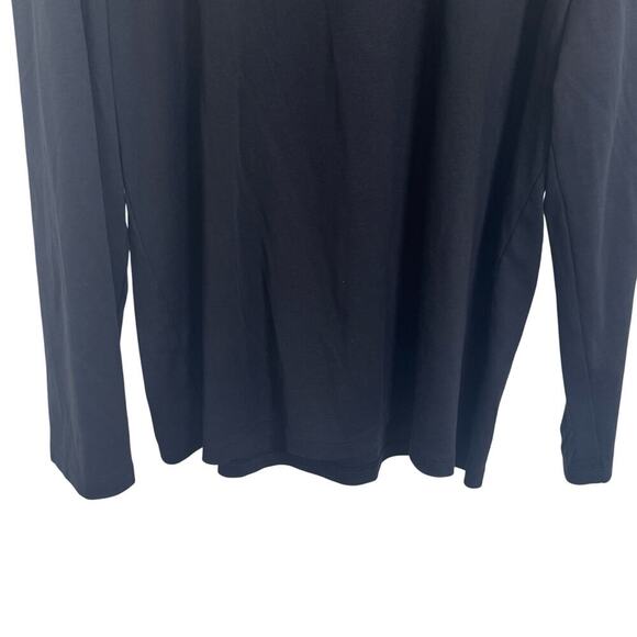 JOHNSON & MURPHY Essential Black Long Sleeve Pima Cotton Tee Shirt Men's Sz XXL - Picture 4 of 10